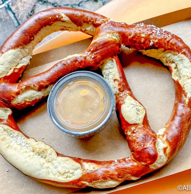 William Tulaba - Walt Disney World - Animal Kingdom - Orlando Florida - Food - Giant Pretzel